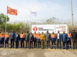 Le Ministre des Mines, Louis WATUM KABAMBA, en visite officielle à Tenke Fungurume Mining (TFM)